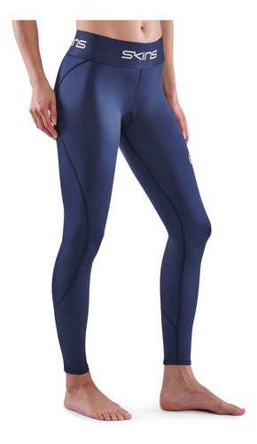 Mallas De Compresión Skins Series-1 Para Mujer, Color Azul M