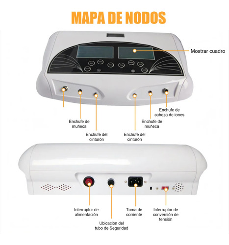 Máquina De Baño De Pies De Desintoxicación Iónica