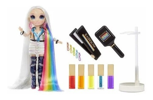Imagen 3 de 8 de Rainbow High Hair Studio Muñeca Amaya Raine Original Wabro
