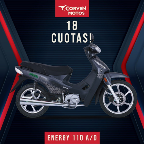 Imagen 1 de 15 de Corven Energy 110 Ad 18 Cuotas - Unicomoto Canning