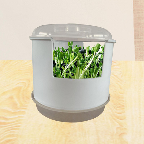 Conjunto De Germinador De Sementes Hidropônico, Branco