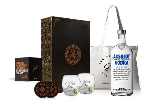 Experiencia Absolut Vodka Grabado 750ml Box