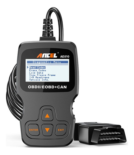 Escáner Automotriz Universal Ancel Ad310 En Pt Y Es 953