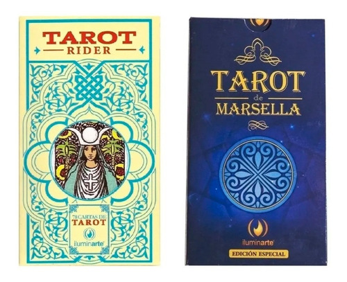 Combo Cartas Mazo Tarot Rider Y Marsella + Guía Básica