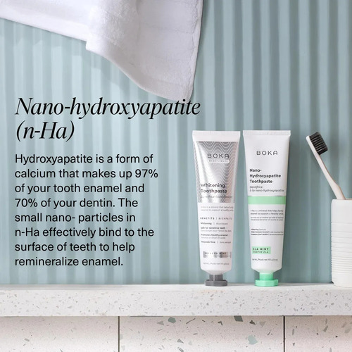 Pasta De Dientes Boka Nano Hydroxyapatite Remineralize White