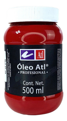 Oleo Atl 500ml Pintura Arte Pintores Colores A Escoger Color del óleo Rojo Atl 208