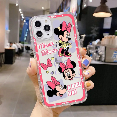 Funda De Teléfono Disney Mickey Minnie Mouse Para iPhone 13,