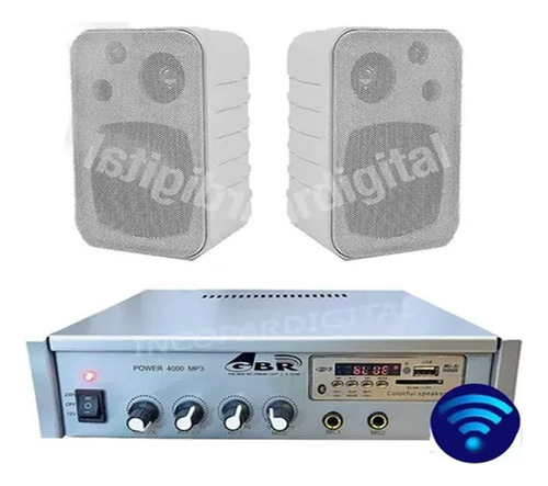 Combo Música Funcional Consola Bluetooth Usb Sd +2 Bafles