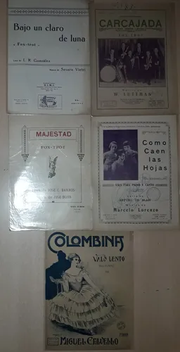 Lote De 20 Partituras Jota Aragonesa Perle Andalouse (Usado)