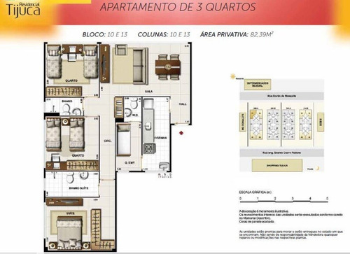 Apartamento À Venda No Bairro Tijuca - Rio De Janeiro/rj - O-8833-21995