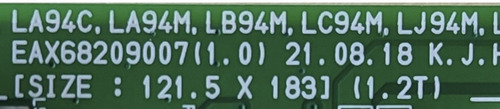Main LG Ebu65672256 / Eax68209007 2c1l012t-0003 / Xu23e1a11m (Usado)