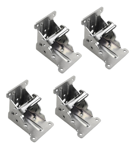 4 Bisagras Plegables De Metal De A Para Sofá Plegable Plata
