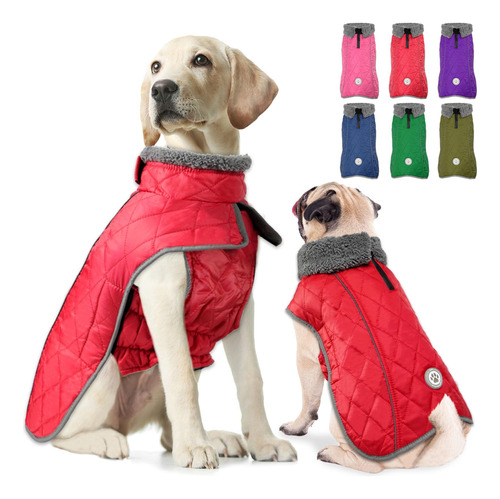 Chaleco Reflectante Impermeable Para Perros De Invierno.