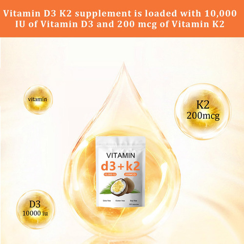 Sirdika Vitamina D3 K2 10000 Ui Softgel 300 Cápsulas