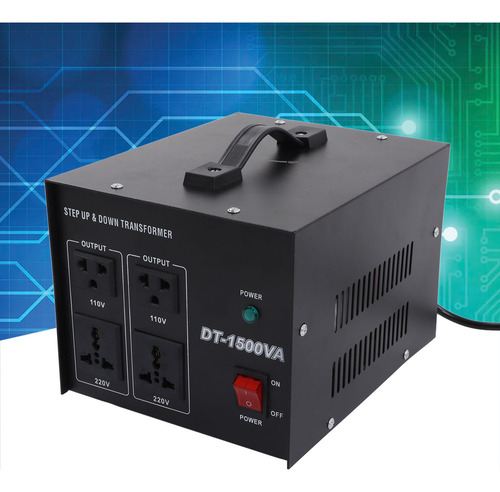 Convertidor De Voltaje Step Up Buck Transformer De 1500 W Pa