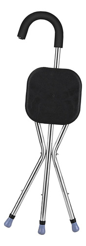 Taburete Asiento Bastón De Viaje 3 Patas Ligero Soporta
