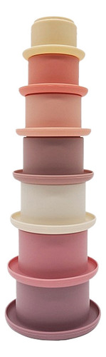 Bx Vasos Apilables De Silicona Para Niños Pequeños, 7
