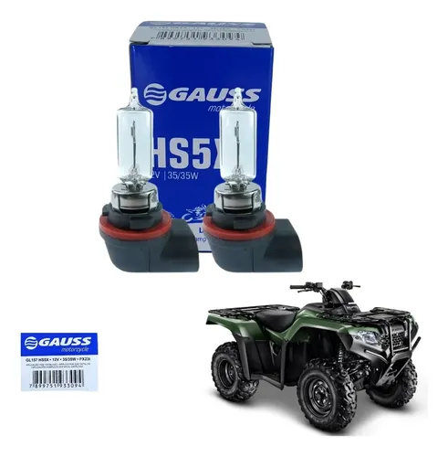 Par Lâmpada Farol Quadriciclo Fourtrax 420 Honda Gl157hs5x