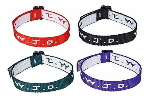 12 Pulseras Wwjd