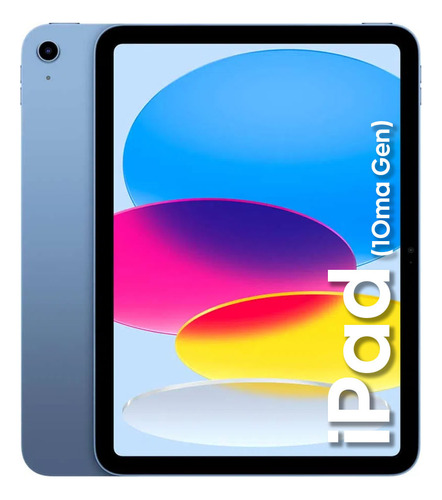 iPad (10ma Gen) 10.9  64/4gb 12mp/12mp A14 Bionic Azul
