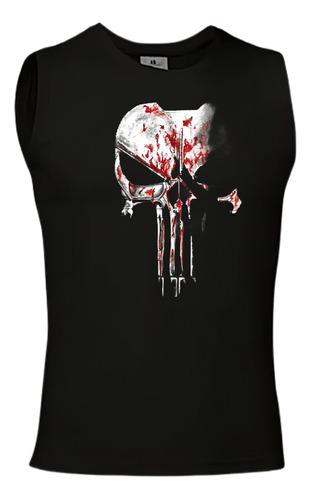 Musculosa Algodón 100% De Calidad Punisher 