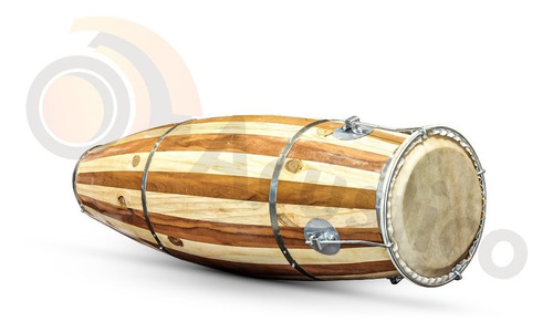 Berimbau C/ Baqueta E Caxixi + Agogô + Atabaque 80cm Suporte