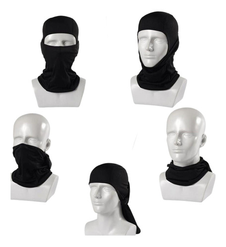 Balaclava Snake Preta Touca Tática