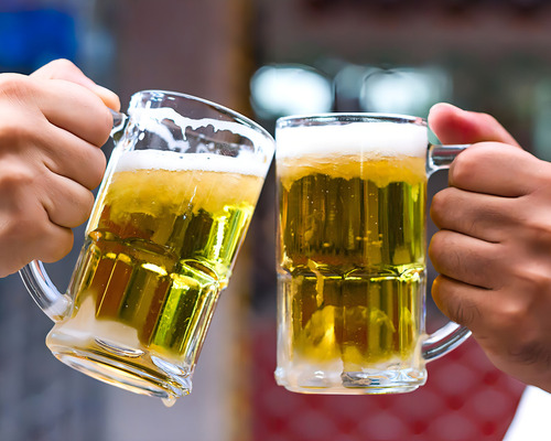 Jogo 6 Caneca De Chopp Resistente 340 Ml Vidro