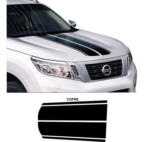 Sticker Calca Cofre Y Batea Nissan Np300 Frontier 2015-2019