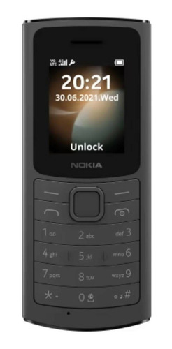 Imagen 1 de 3 de Nokia 110 4G 128 MB negro 48 MB RAM