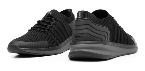 Tenis Flexi Hombre 403802 Negro Casual