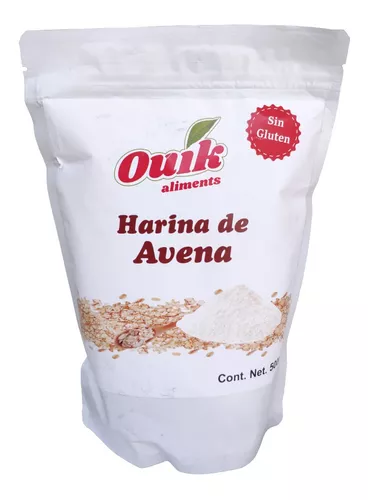 Harina De Avena Natural Sin Gluten 500gr