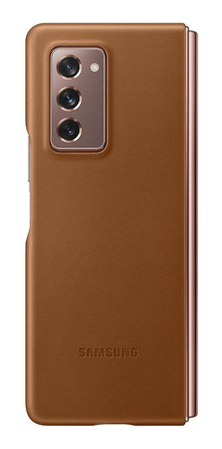 Funda De Cuero Samsung Galaxy Z Fold 2 5g, Marrón (versión E