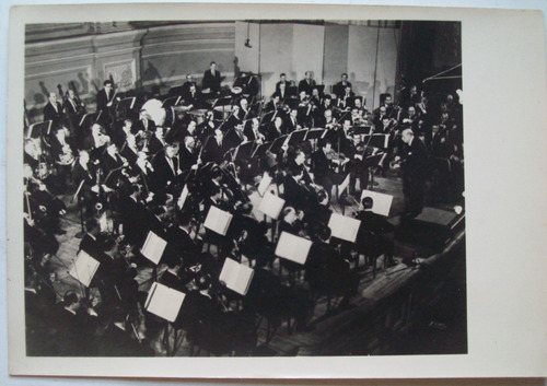 Foto Antigua Original Orquesta Filarmonica De Nueva York 