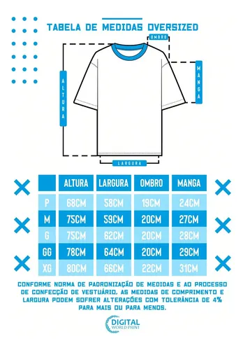 Camiseta Oversized Jujutsu Sato Goojo Street Unissex Ref4683