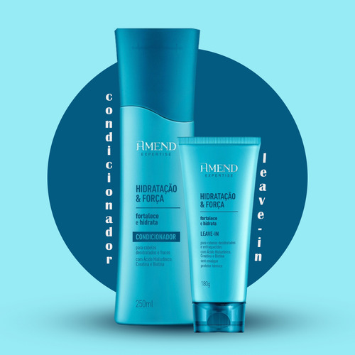 Kit Amend Expertise Hidratação E Força - 2p Condi + Leave-in