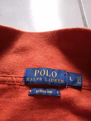 Sudadera Polo By Rl Grande Naranja (Usado)