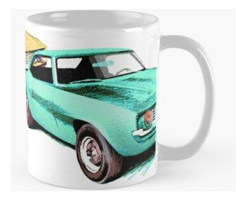 Taza Camaro En Una Fila Calidad Premium