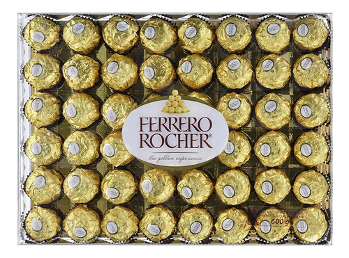 Ferrero Rocher Chocolate 48 Piezas Peso Neto (21.16 Oz)