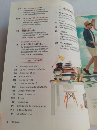 Revsita Selecciones No 904 Marzo 2016 Readers Digest (Usado)