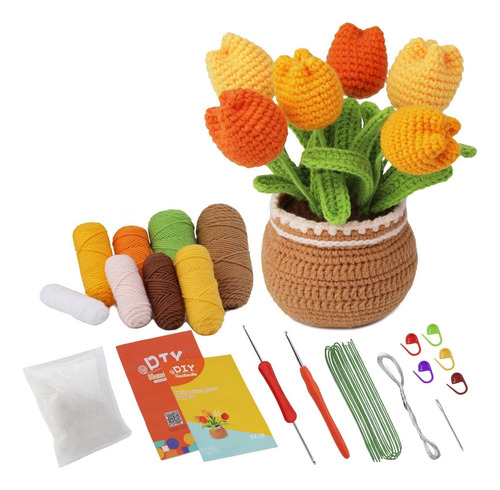 Kit De Inicio De Crochet Con Temas De Flores Kits Lindos