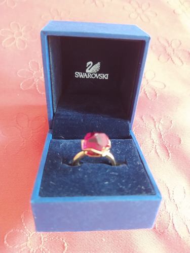 Anillo Solitario Swarovski Original 