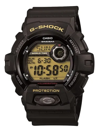 Reloj Casio G-shock Con Retroiluminación Led Wr De 200 M, Re