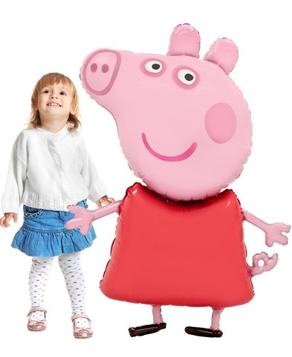 Globo Bomba Gigante Peppa Pig 1.21 Mts X 91 Cms