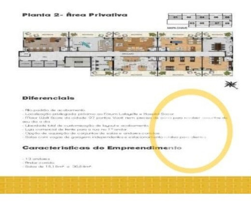 Imagem 2 de 10 de Sala Para Venda, 18.0m² - 385