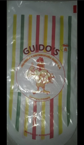 Bolsa Para Empaque De Pollo Impresa.