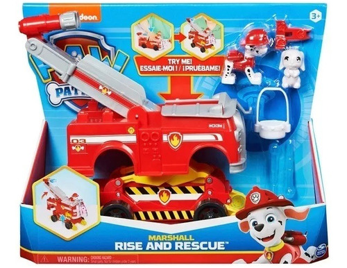 Vehiculo Transformable Paw Patrol C/ Marshall Jlt 17753