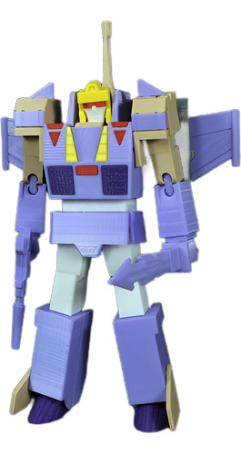 Transformers - Blitzwing G1 - Articulado - 3d.proyectando