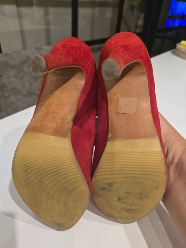 Zapatos Stiletto Sybil Vane Nro 37 Gamuza (Usado)