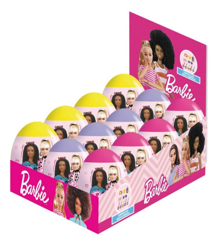 Display 12 Unidades Huevos Sorpresa Barbie